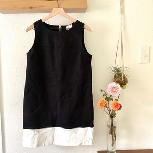 Love...ady black &white mini dress